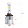 32ft) Upgraded LED High Beam Headlight Bulbs Pair (Left & Right)