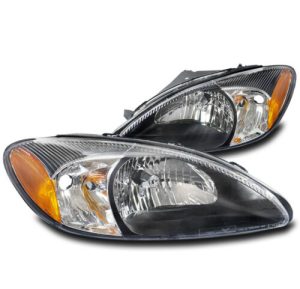 Newmar Kountry Star Black Headlights Assembly Pair (Left & Right)