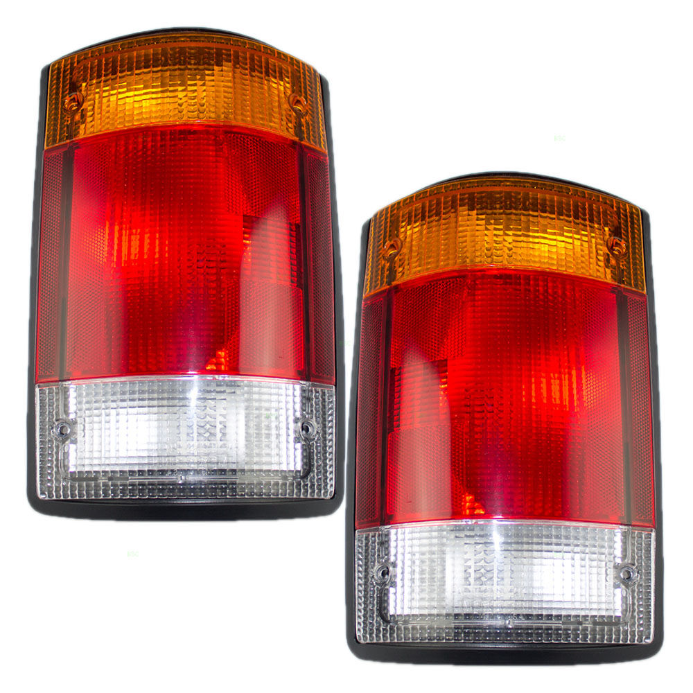 Left & Right Replacement Rear Taillights Tail Lamps Lights Holiday Rambler Ambassador 2005-2009 RV Motorhome Pair