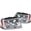 Four Winds Hurricane Chrome Headlights Pair (Left & Right)