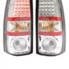 Tiffin Zephyr Chrome LED Lower Tail Light Assembly Pair (Left & Right)