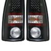 Country Coach Intrigue LED Black Upper Tail Light Assembly Pair (Left & Right)