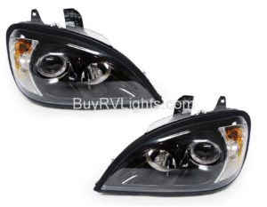 Dynamax Grand Sport Ultra Black Projector Right & Left Side Headlight Assemblies Pair
