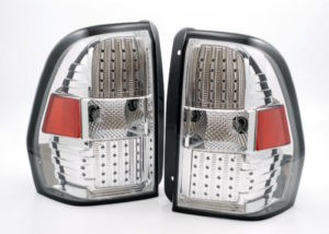 Coachmen Pathfinder Chrome LED Tail Light Assembly Pair (Left & Right)