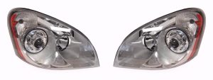Renegade Ikon Chrome Projector Headlights Unit Pair (Left & Right)
