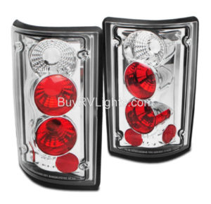 Rexhall RexAir Chrome Tail Light Unit Pair (Left & Right)