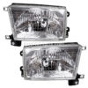 Fleetwood Bounder (Diesel) Diamond Clear Headlights Assembly Pair (Left & Right)