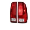 Country Coach Inspire Red Clear LED Tail Light Assembly Pair (Left & Right)