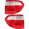 Tiffin Allegro Bus Upper Outer Tail Lights Rear Lamps Unit Pair (Left & Right)