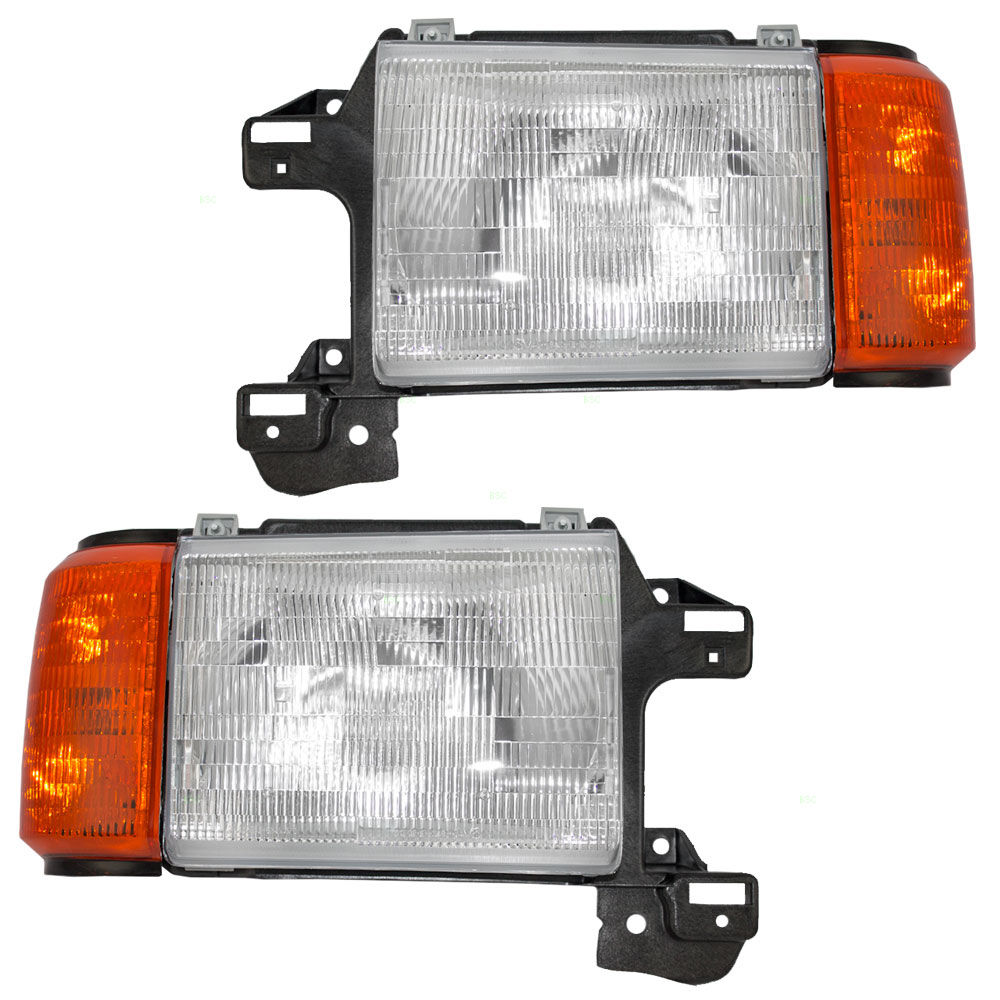 Country Coach Sedona Replacement Headlight & Corner Light Assembly Pair (Left & Right)