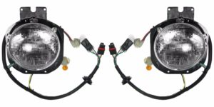 Safari Cheetah Replacement Outer Headlight Assembly Pair (Left & Right)