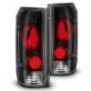 Monaco Executive Lower Black Performance Tail Light Unit Pair (Left & Right)