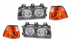 Fleetwood Expedition Headlights & Corner Lights 4 Piece Set (Left & Right)
