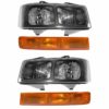 Winnebago Access (31C) Headlights Assembly & Turn Signal Lights 4 Piece Set (Left & Right)