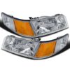 Newmar Mountain Aire (37ft) Replacement Headlight Assembly & Corner Turn Signal Light 4 Piece Set (Left & Right)