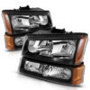 Tiffin Allegro (28ft-32ft) Headlights Assembly & Turn Signal Lights 4 Piece Set (Left & Right)