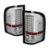 Tiffin Allegro Red Chrome LED Tail Light Assembly Pair (Left & Right)