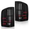 Tiffin Allegro Red Black LED Tail Light Assembly Pair (Left & Right)