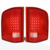Tiffin Allegro Red Red Clear LED Tail Light Assembly Pair (Left & Right)