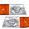 Holiday Rambler Admiral Replacement Headlights & Signal Lamps 4 Piece Set (Left & Right)