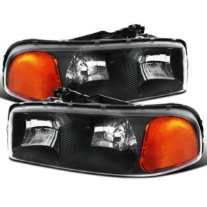 Country Coach Affinity Black Projector Headlights Assembly Pair (Left & Right)