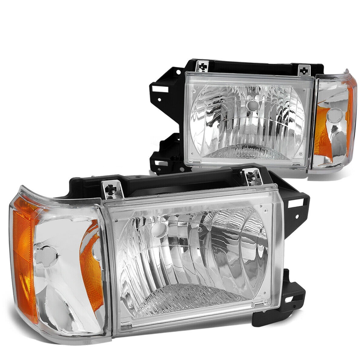 Country Coach Sedona Chrome Headlight & Corner Light Unit Pair (Left & Right)