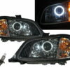 Jayco Embark Black Projector Halo Headlights Pair (Left & Right)
