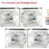 Tiffin Allegro Bus Replacement Full Set LED Headlights & Corner Light Assembly