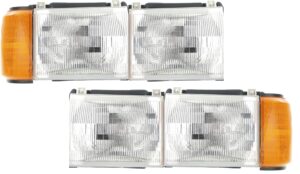 Monaco Signature Replacement Full Set Headlights (4) & Corner Lights (2) Assembly