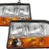 Beaver Motor Coach Santiam Replacement Right & Left Side Headlight Assemblies Pair