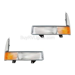 Tiffin Zephyr White Turn Signal Light Unit Pair (Left & Right)