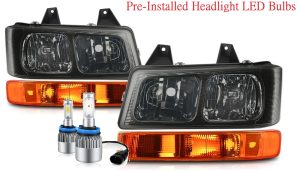 Forest River Sunseeker LED Headlight Assemblies & Turn Signal Lights 4 Piece Set (Left & Right)