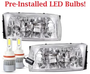 Fleetwood Fiesta LED Headlight Assembly Pair (Left & Right)