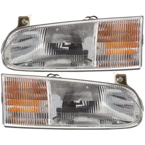Winnebago Chieftain Headlight Head Lamp Assembly Pair (Left & Right)