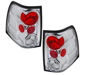 Country Coach Tribute Chrome Tail Lights Rear Lamps Assembly Pair (Left & Right)