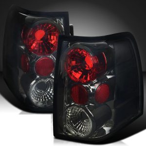 Country Coach Tribute Black Tail Lights Rear Lamps Assembly Pair (Left & Right)
