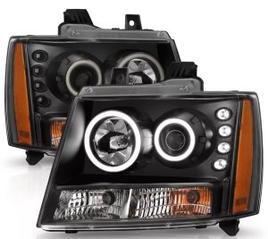 Coachmen Mirada Black Headlight Assembly Pair (Left & Right)