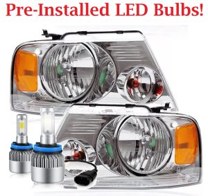 Itasca Ellipse LED Headlight Assemblies Pair (Left & Right)