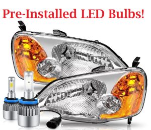 Newmar Ventana LED Headlight Assembly Pair (Left & Right)