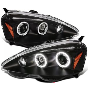 Tiffin Allegro Bus Black Projector Headlight Assembly Pair (Left & Right)
