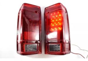 Damon Intruder Red LED Tail Light Assemblies Pair (Left & Right)