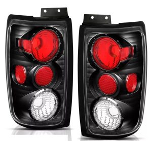 Foretravel U320 Black Tail Light Unit Pair (Left & Right)