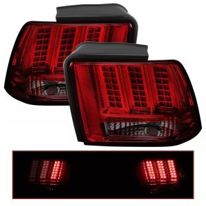 Tiffin Zephyr Red LED Rear Tail Light Lamps Assembly Pair (Left & Right)