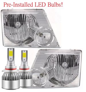 Fleetwood Terra LED Headlight Assemblies Pair (Left & Right)