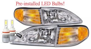 Tiffin Allegro Bus (Diesel) LED Headlight Assembly Pair (Left & Right)