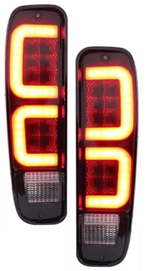 Gulf Stream Voyager Black LED Rear Tail Light Assemblies Pair (Left & Right)