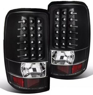 Coachmen Encore Black LED Tail Lights Taillights Assembly Pair (Left & Right)