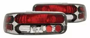 Holiday Rambler Navigator Chrome Tail Lights Taillights Unit Pair (Left & Right)