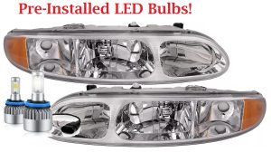 Newmar Kountry Star LED Headlight Head Lamp Assembly Pair (Left & Right)