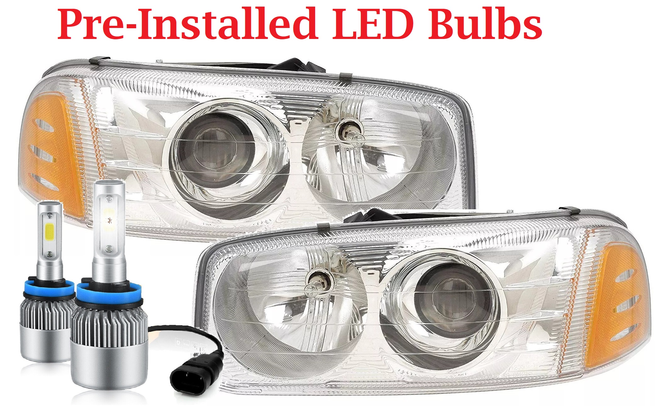 Country Coach Affinity LED Headlight Assemblies Pair (Left & Right)